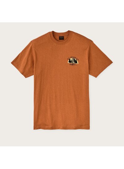 FILSON  FILSON SS Frontier Graphic T- Shirt -   Bourbon