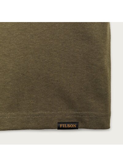 FILSON  FILSON Frontier Solid Pocket T- Shirt - Dark Olive