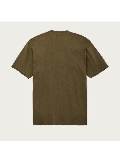 FILSON  FILSON Frontier Solid Pocket T- Shirt - Dark Olive