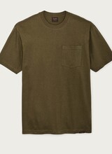 FILSON  FILSON Frontier Solid Pocket T- Shirt - Dark Olive