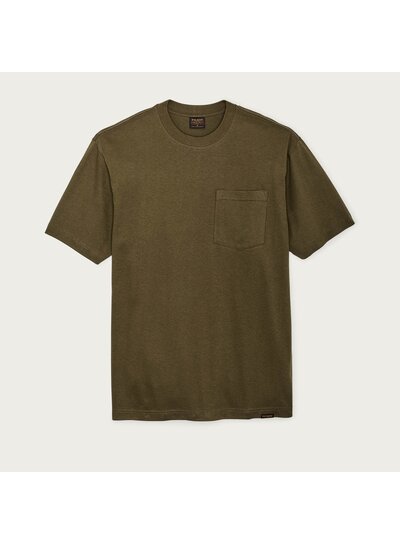 FILSON  FILSON Frontier Solid Pocket T- Shirt - Dark Olive