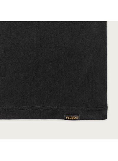 FILSON  FILSON Frontier Solid Pocket T- Shirt - Black