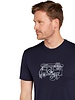 Icebreaker  ICEBREAKER Mens Tech Lite SS Crewe Van Life - Navy