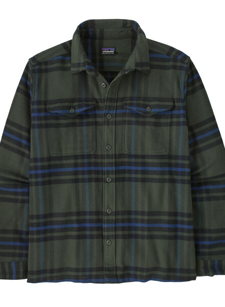 Patagonia  Patagonia Mens Organic Cotton Fjord Flannel Shirt - Old Green