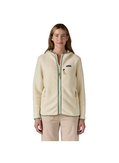 Patagonia  PATAGONIA Womens Retro Pile Hoody - Natural