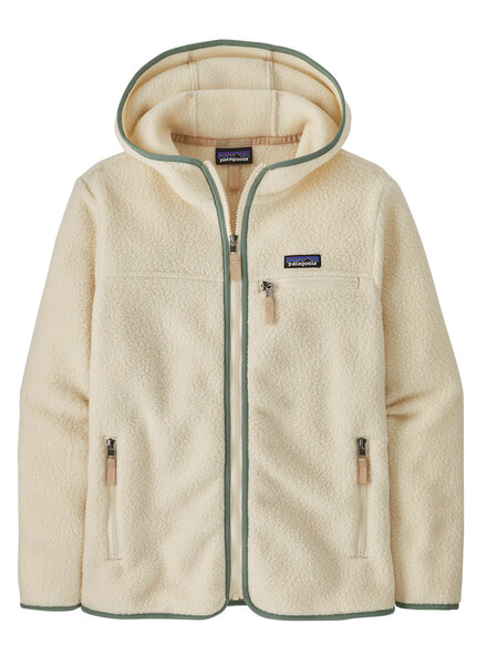 Patagonia  PATAGONIA Womens Retro Pile Hoody - Natural