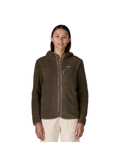 Patagonia  PATAGONIA Womens Retro Pile Hoody - Otter Brown