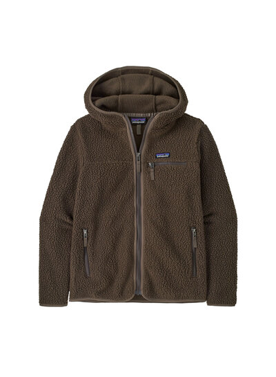 Patagonia  PATAGONIA Womens Retro Pile Hoody - Otter Brown