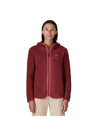 Patagonia  PATAGONIA Womens Retro Pile Hoody - Sequoia Red