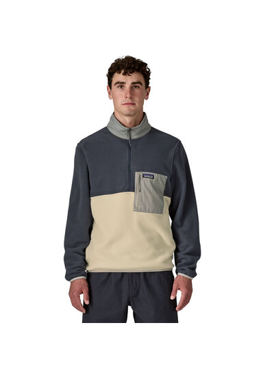Patagonia  Patagonia Mens Microdini Half Zip Fleece Pullover  - Pelican