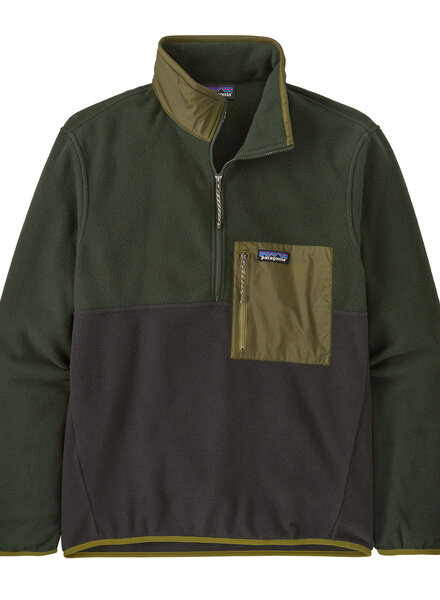 Patagonia  Patagonia Mens Microdini Half Zip Fleece Pullover  - Black