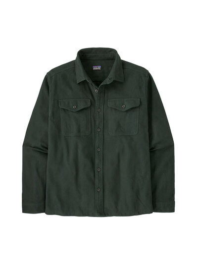 Patagonia  Patagonia Mens Organic Cotton Fjord Flannel Shirt - Old Growth Green