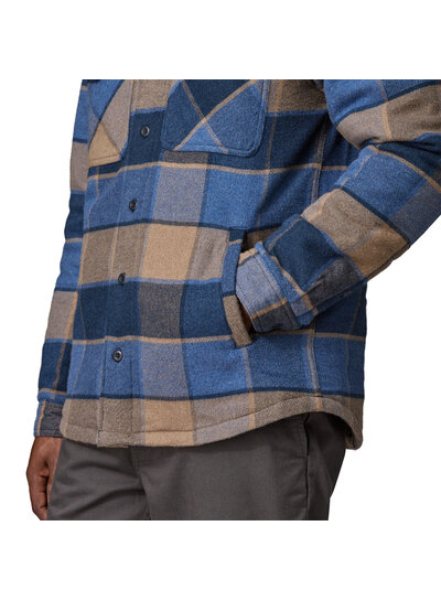 Patagonia  Patagonia Mens Insulated Fjord Flannel Shirt - Deer Brown