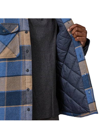 Patagonia  Patagonia Mens Insulated Fjord Flannel Shirt - Deer Brown