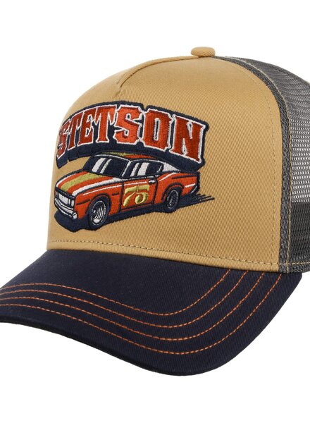 Stetson Stetson Trucker Cap Indy - Navy Ochre