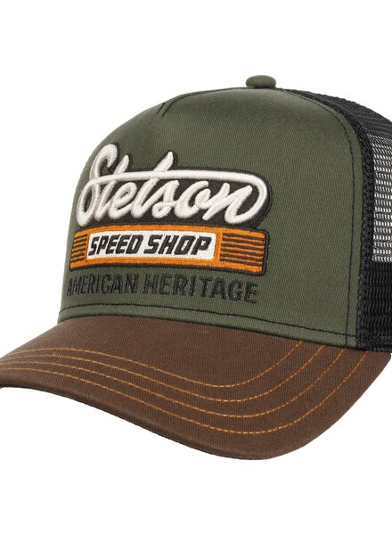 Stetson Stetson Trucker Cap Speed Shop - Olive