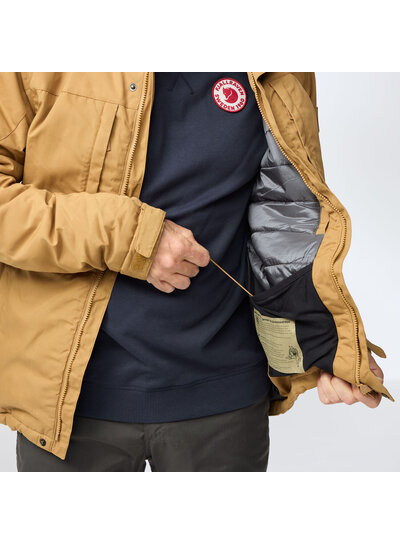 Fjällräven  FJÄLLRÄVEN Mens  Skogsö Padded Jacket - Buckwheat Brown