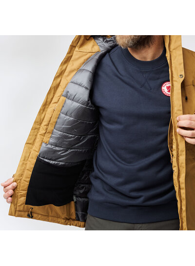 Fjällräven  FJÄLLRÄVEN Mens  Skogsö Padded Jacket - Buckwheat Brown