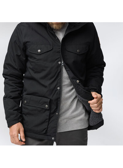 Fjällräven  FJÄLLRÄVEN Mens Greenland Winter Jacket - Black
