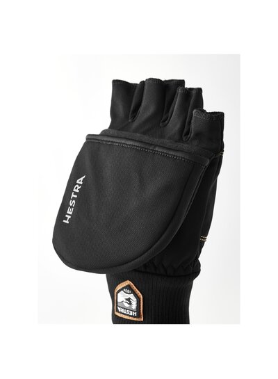 Hestra  HESTRA Windbreaker Pull Over  Mitt - Black