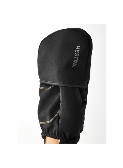 Hestra  HESTRA Windbreaker Pull Over  Mitt - Black