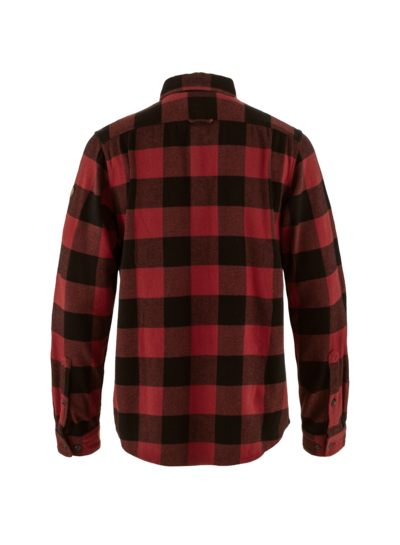 Fjällräven  FJÄLLRÄVEN Mens Övik Heavy Flannel Shirt -  Red