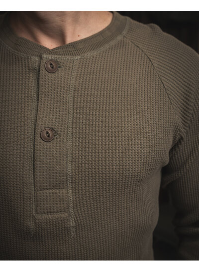 Pike Brothers Pike Brothers 1936 Waffle Shirt - Army Green