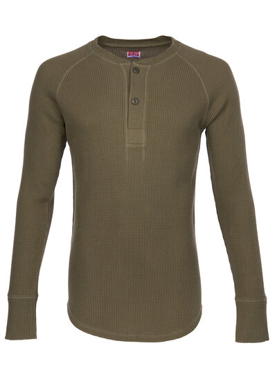 Pike Brothers Pike Brothers 1936 Waffle Shirt - Army Green