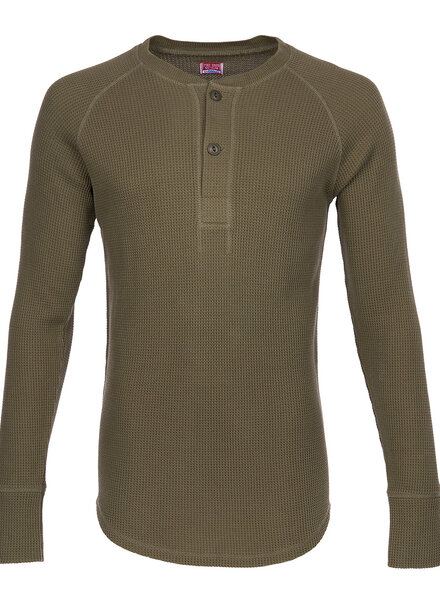 Pike Brothers Pike Brothers 1936 Waffle Shirt - Army Green