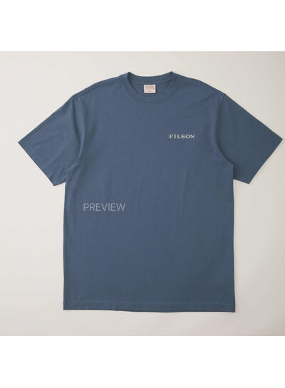 FILSON  FILSON SS Scenic Graphic T- Shirt -  Blue Fin