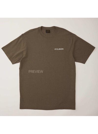 FILSON  FILSON SS Scenic Graphic T- Shirt -  Hawk Brown