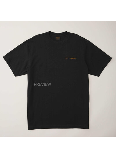 FILSON  FILSON SS Scenic Graphic T- Shirt -  Black
