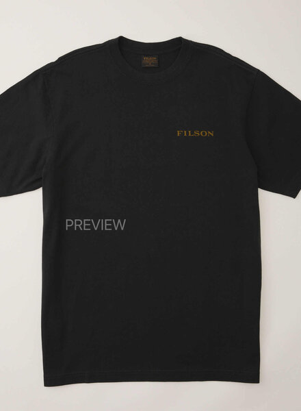 FILSON  FILSON SS Scenic Graphic T- Shirt -  Black