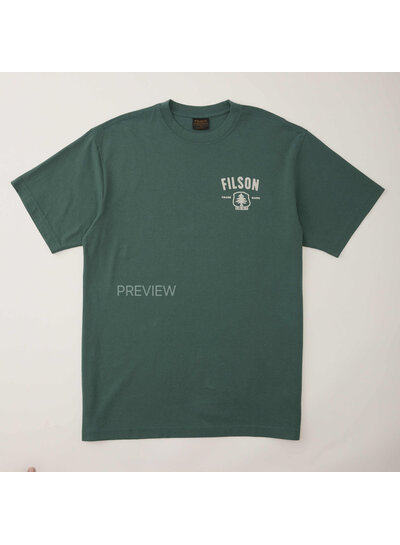 FILSON  FILSON SS Forestry Graphic T- Shirt -  Mallard Green