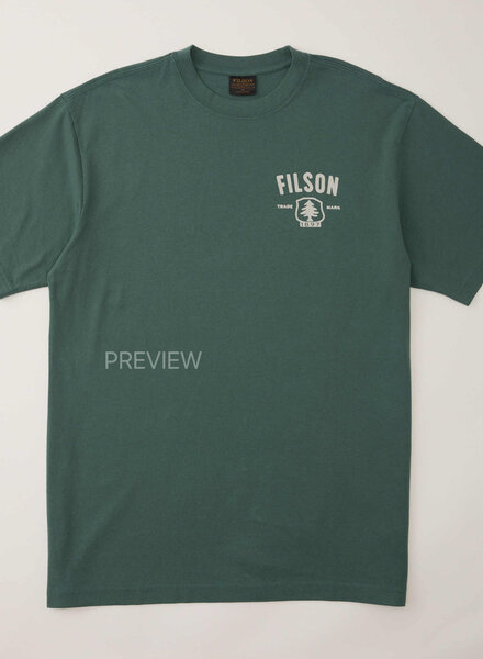 FILSON  FILSON SS Forestry Graphic T- Shirt -  Mallard Green