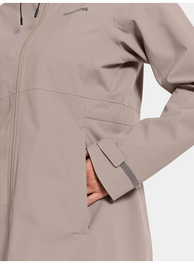 DIDRIKSONS 1913  Didriksons Womens Bea Parka - Ash Brown