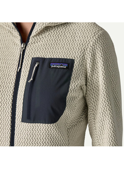 Patagonia  PATAGONIA Womens R1 Air Fleece Full-Zip Hoody - Wool White