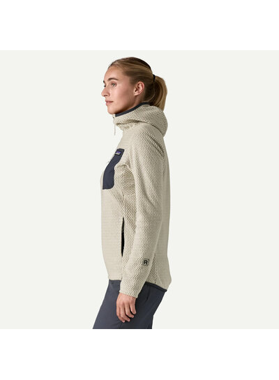Patagonia  PATAGONIA Womens R1 Air Fleece Full-Zip Hoody - Wool White
