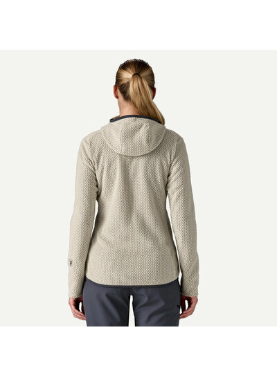 Patagonia  PATAGONIA Womens R1 Air Fleece Full-Zip Hoody - Wool White