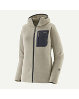 Patagonia  PATAGONIA Womens R1 Air Fleece Full-Zip Hoody - Wool White