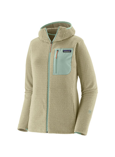 Patagonia  PATAGONIA Womens R1 Air Fleece Full-Zip Hoody - Weathered Stone