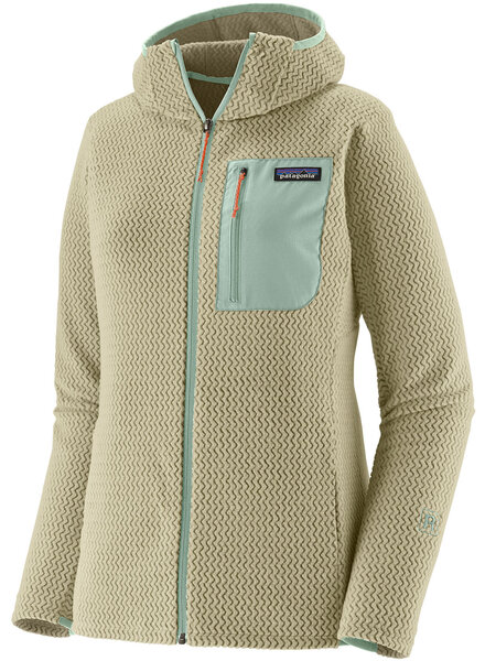 Patagonia  PATAGONIA Womens R1 Air Fleece Full-Zip Hoody - Weathered Stone
