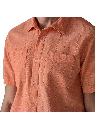 Patagonia  Patagonia Mens Back Step Shirt - Coal Orange
