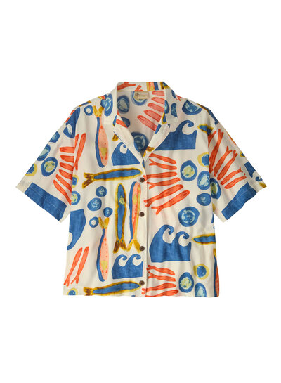 Patagonia  Patagonia Womens Tidal Treads Shirt - Natural