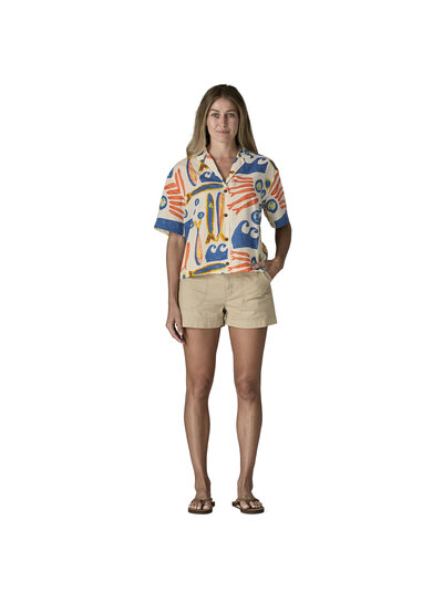 Patagonia  Patagonia Womens Tidal Treads Shirt - Natural
