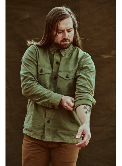 FILSON  FILSON Field Jac Shirt - Washed Fatigue Green