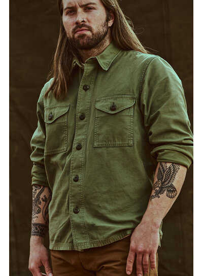 FILSON  FILSON Field Jac Shirt - Washed Fatigue Green