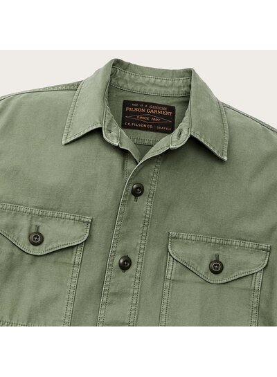 FILSON  FILSON Field Jac Shirt - Washed Fatigue Green