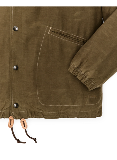 FILSON  FILSON  Dry Wax Windbreaker - Military Olive