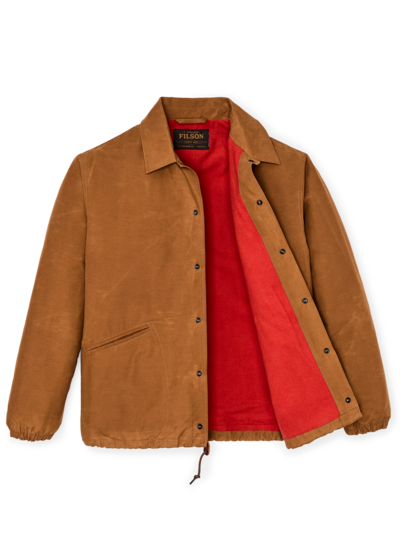 FILSON  FILSON  Dry Wax Windbreaker - Harvest Tan